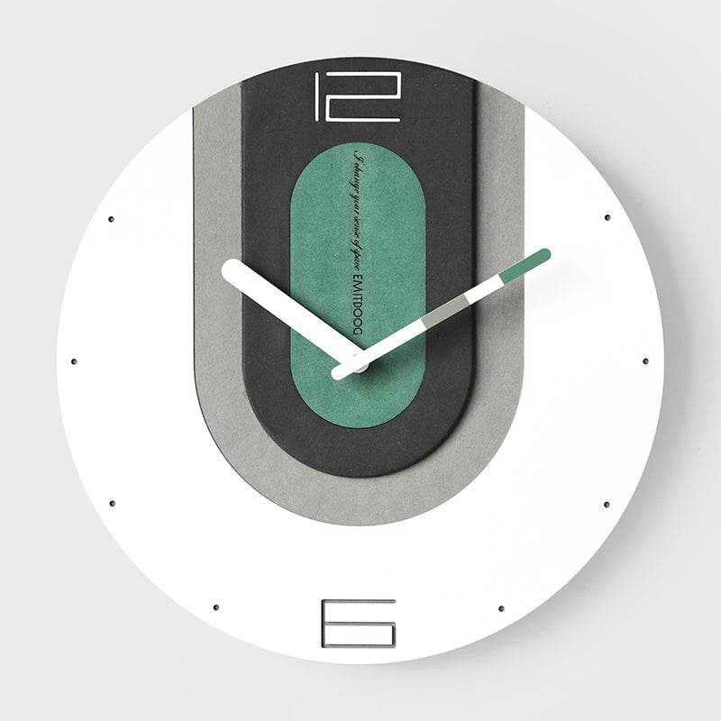 Nordic Style Creative Wall Clock Living Room Atmosphere Stylish Personality Free Punch Wall Clock Watch