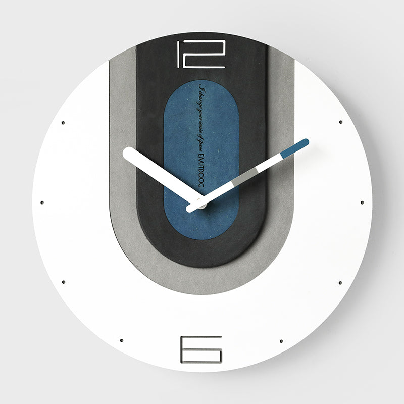 Nordic Style Creative Wall Clock Living Room Atmosphere Stylish Personality Free Punch Wall Clock Watch