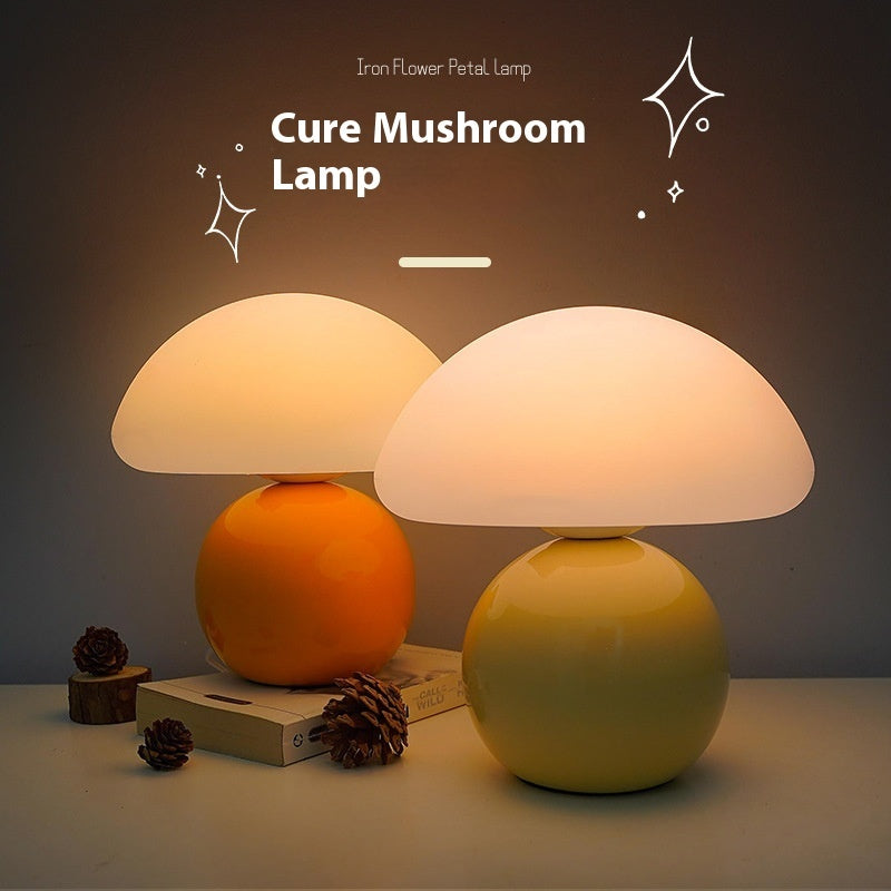 Bedside Lamp Cream Mushroom Decorative Table Lamp